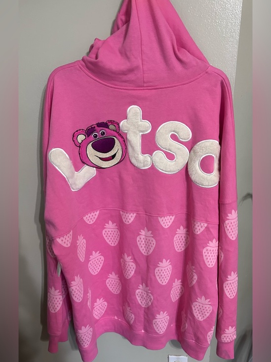 Disney Tops - NWT Disney Parks 2023 Pixar Toy Story LOTSO PINK Hooded Spirit Jersey Hoodie XXL